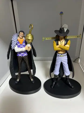 원피스 DXF 피규어 크로커다일 & 미호크 2세트