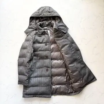 매킨토시 다운 자켓 2way 헤링본 그레이 40 L