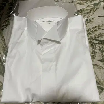 나비 넥타이용 화이트 M 사이즈 포멀 셔츠