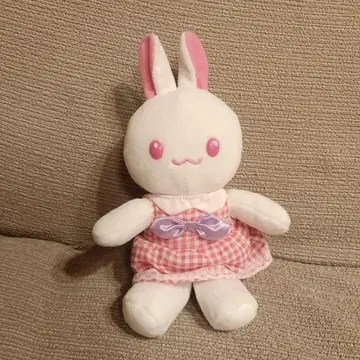 우사모모 깅엄 원피스 세트 판매 봉제 인형