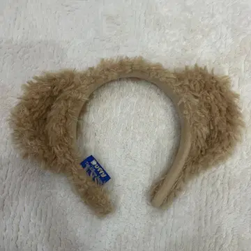 즉시 구매 가능 디즈니 더피 귀 달린 베이지 머리띠