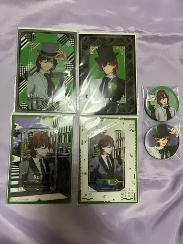 우타프리 료지 비쥬 캔뱃지