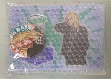 사카모토 데이즈 점프 GIGA 아크릴 스탠드 & 캔뱃지 세트 신가마이