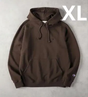 Champion 브라운 후드 부착 후드티 C8-A130R