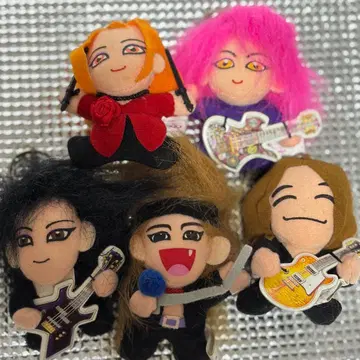 X JAPAN 마스코트 키링 5개