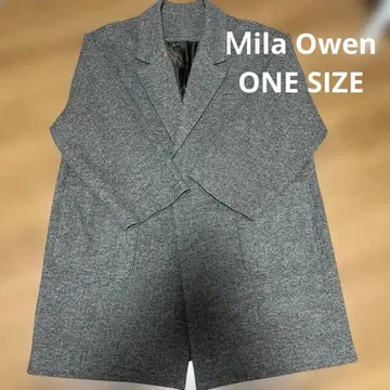 Mila Owen 헤링본 체스터 코트