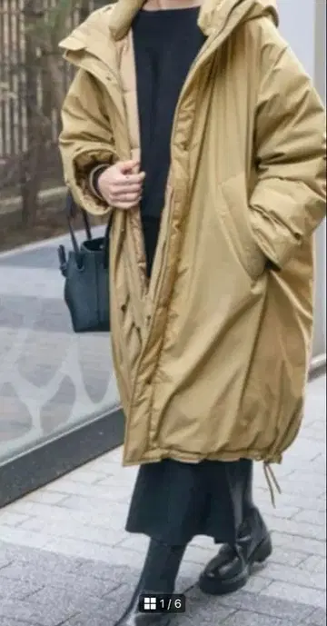 (최종 가격) Spick and span 발수 후디드 다운 코트 36