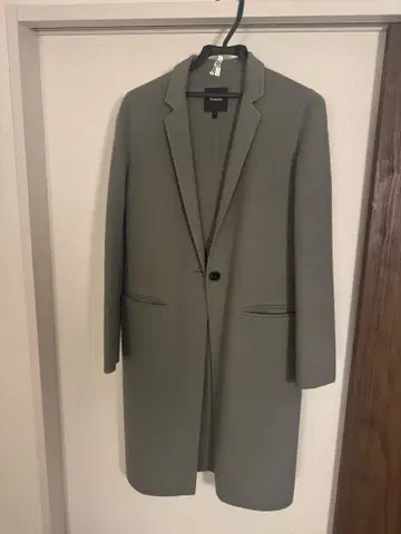 Theory 그레이 롱 코트