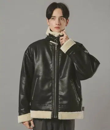 합성 가죽/B3 자켓 RAGEBLUE