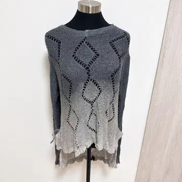 KMRii 케무리 니트 긴팔 그라데이션