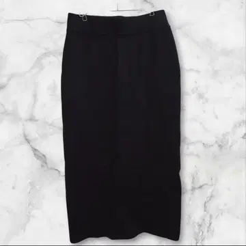 ZARA 자라 니트 롱 스커트 블랙 L 타이트