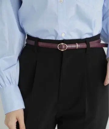 질스튜어트 새상품 하프탑 벨트 홍차