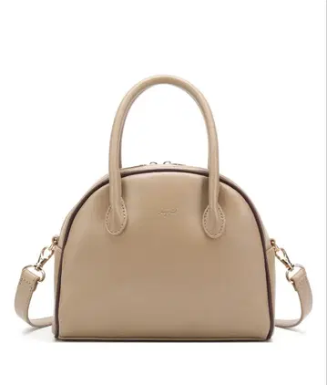 Ungrid 베이지 핸드백 숄더 스트랩 포함