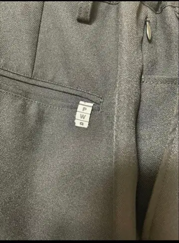 PWA 푸와 블랙 슬랙스 uniform02 L