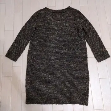 니트 원피스 긴팔 롱