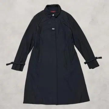 LORITTI 롱 코트 새상품급 트렌치코트 M 소매 벨트 포함 블랙