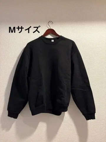 로스아파 14oz 맨투맨 블랙 M 사이즈