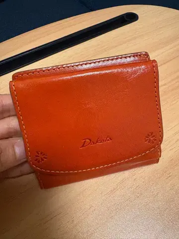 미사용 새상품 Dakota 오렌지 접이식 지갑