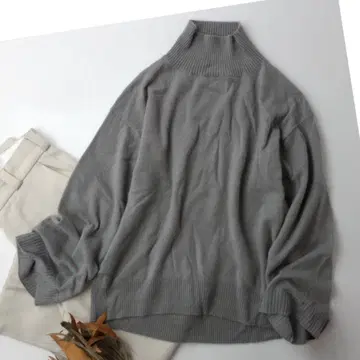 LAUTREAMONT DE CLASSE 캐시미어 혼방 니트 그레이