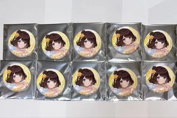 니지산지 아야카키 HANABIYORI 캔뱃지 등신 시가 리코