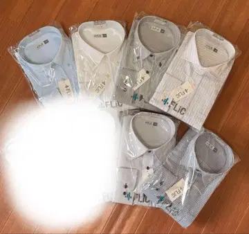 긴팔 와이셔츠 6매 세트 L 사이즈