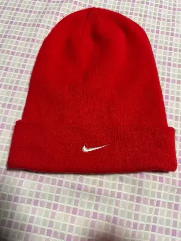 Nike 니트 모자 레드