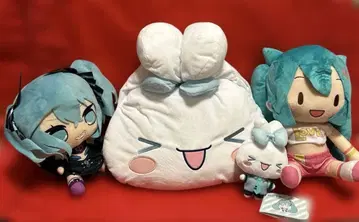 하츠네 미쿠 x 시나모롤 하츠네 미쿠 봉제 인형 4개 세트