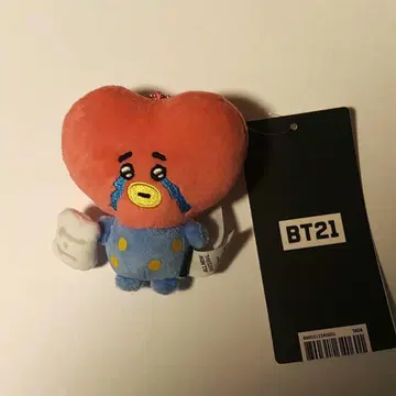 BT21 봉제 인형 키링 에~응 TODAY'S FACE TATA