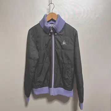 르꼬끄 충전솜 점퍼 그레이 라벤더 옷깃