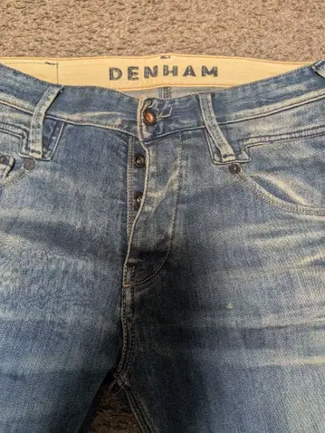 DENHAM 블루 데님 스트레이트