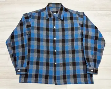 50s 60s 엔세나다 울 보드 셔츠 빈티지
