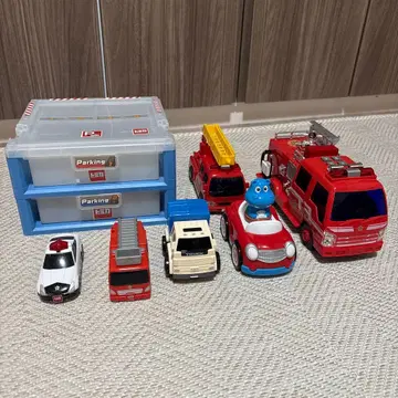 [ 12/15까지 ] 소방차 토미카 세트! 수납 박스 포함
