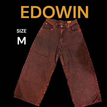 [ 새상품급 ] EDWIN 데미지 가공풍 데님 팬츠 M 사이즈