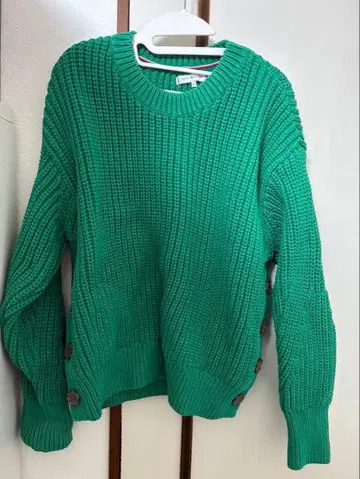 Tommy Hilfiger 그린 리브 니트