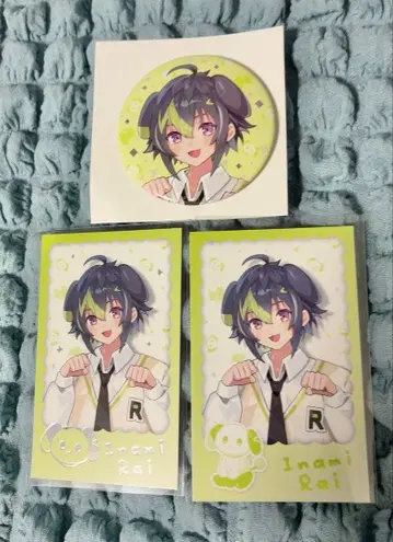 니지산지 원냥 days 이나미 라이 폴라로이드풍 카드 캔 배치