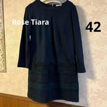 새상품급 빅 사이즈 42 로즈 티아라 A라인 튜닉 원피스