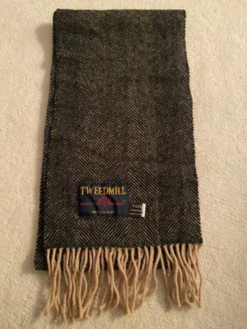 TWEEDMILL 울 헤링본 머플러