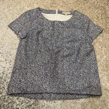 폴앤조 시스터 자카드 반팔 상의