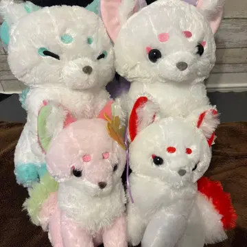 여우 여우 여우 봉제 인형 세트