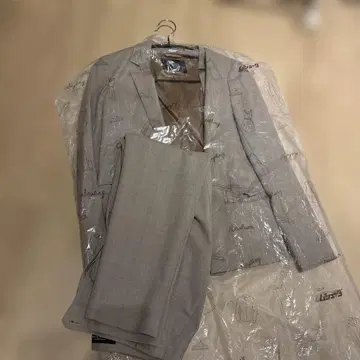 GREEN LABEL RELAXING 수트 셋업 라이트 그레이 36