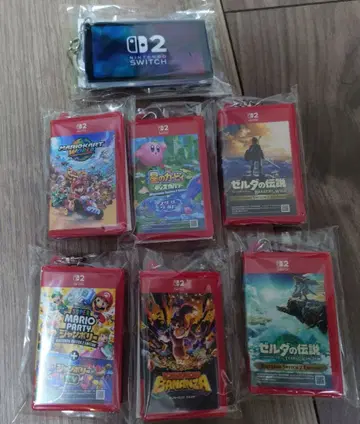 Switch2 소프트 패키지형 키링 6종+아크릴 키링