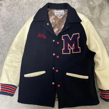 Whitesville Letterman 바시티 자켓 38