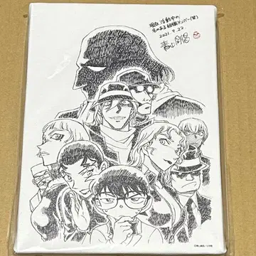 명탐정 코난 아트 보드 선데이 웹리 정기 구독 전원 증정 블랙 조직