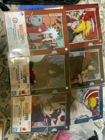 NARUTO 클리어 파일 6장 세트 제일복권