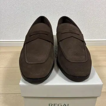 REGAL 브라운 스웨이드 로퍼