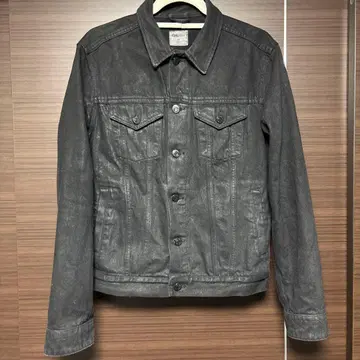 코팅 데님 자켓