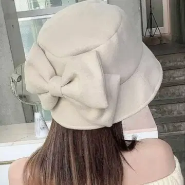 미사용 새상품 택 포함 Rady 리본 포함 버킷햇 베이지 조정 가능
