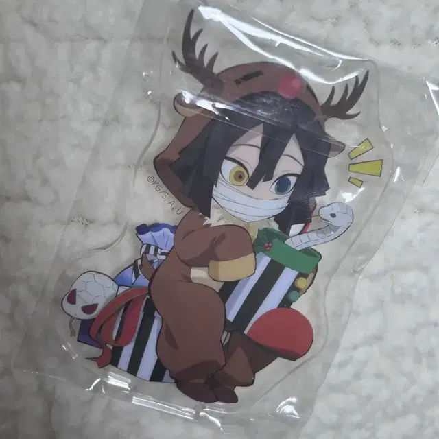 귀칼 귀멸의칼날 이구로 오바나이 크리스마스 아크릴 스탠드