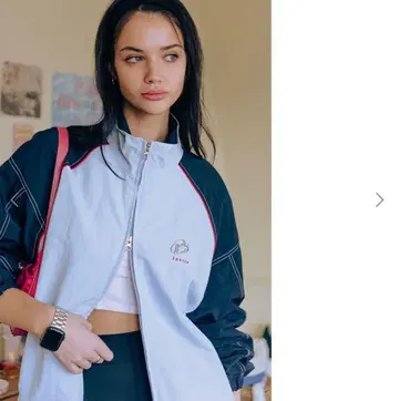 BITTER CELLS 스포츠 윈드브레이커 블루