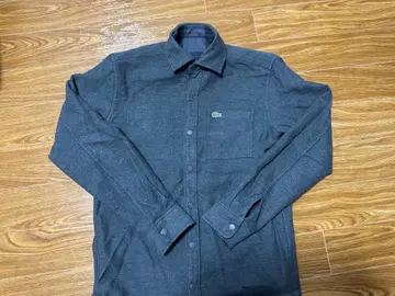 Lacoste 리버서블 긴팔 셔츠 그레이/블랙